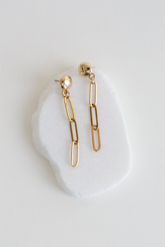 Millie Paperclip Earrings