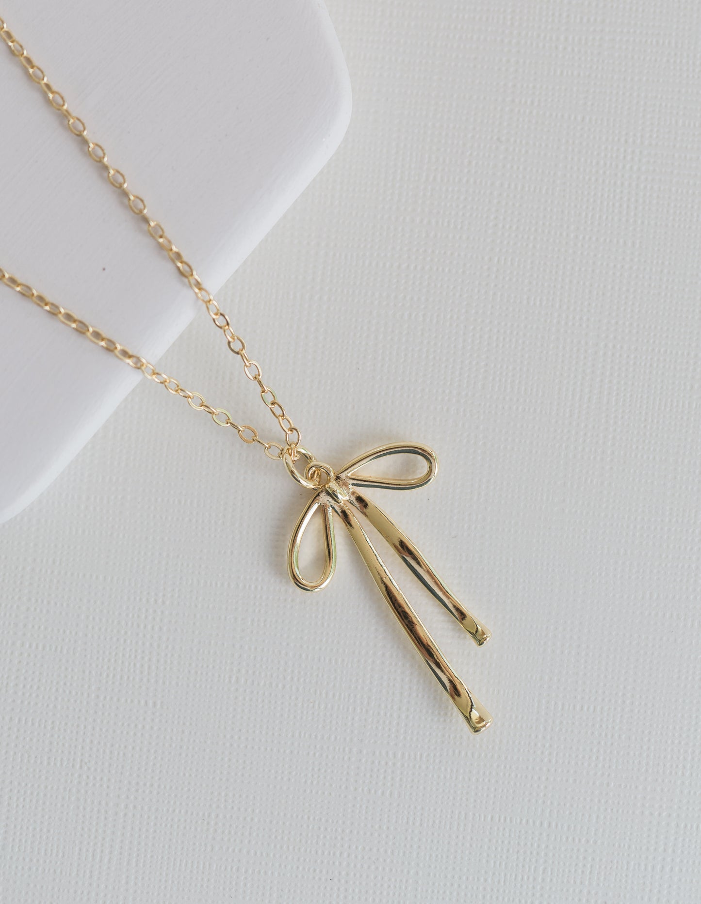 Lilian Bow Necklace