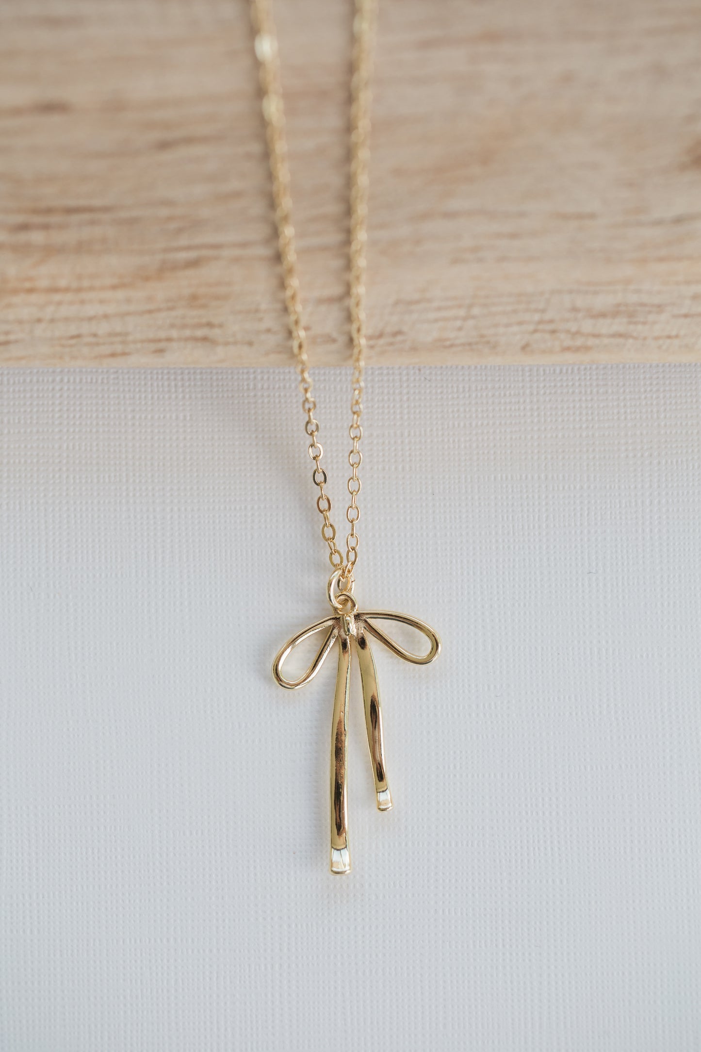 Lilian Bow Necklace