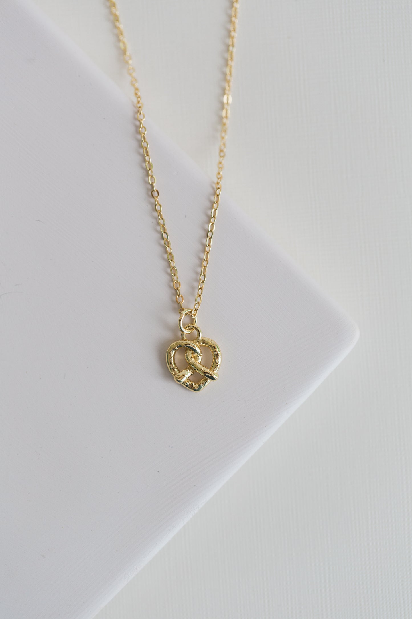 Dainty Pretzel Necklace