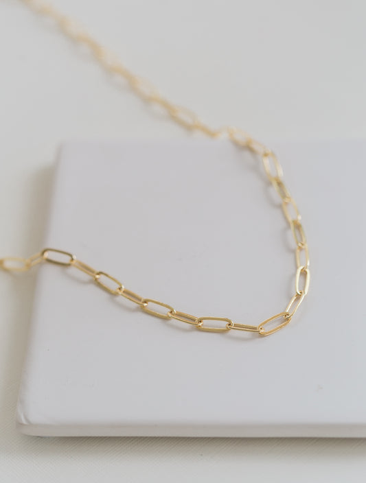 Hayden Paperclip Chain Necklace