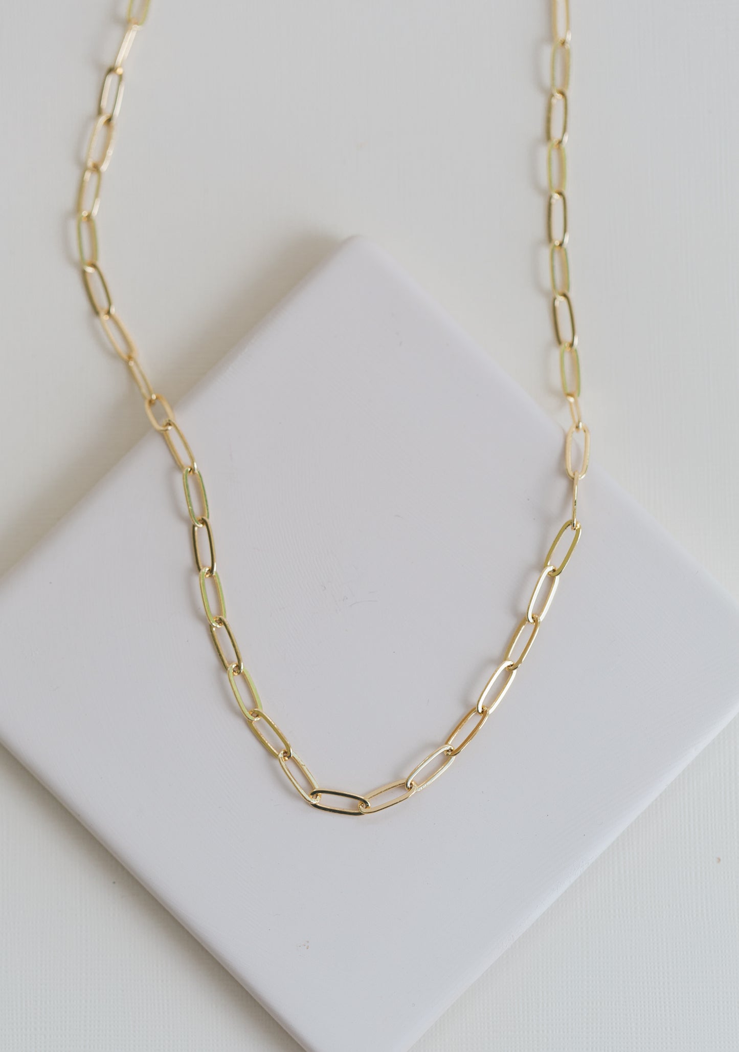 Hayden Paperclip Chain Necklace