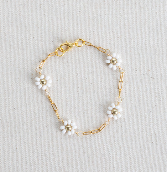 Gold Daisy Chain Bracelet