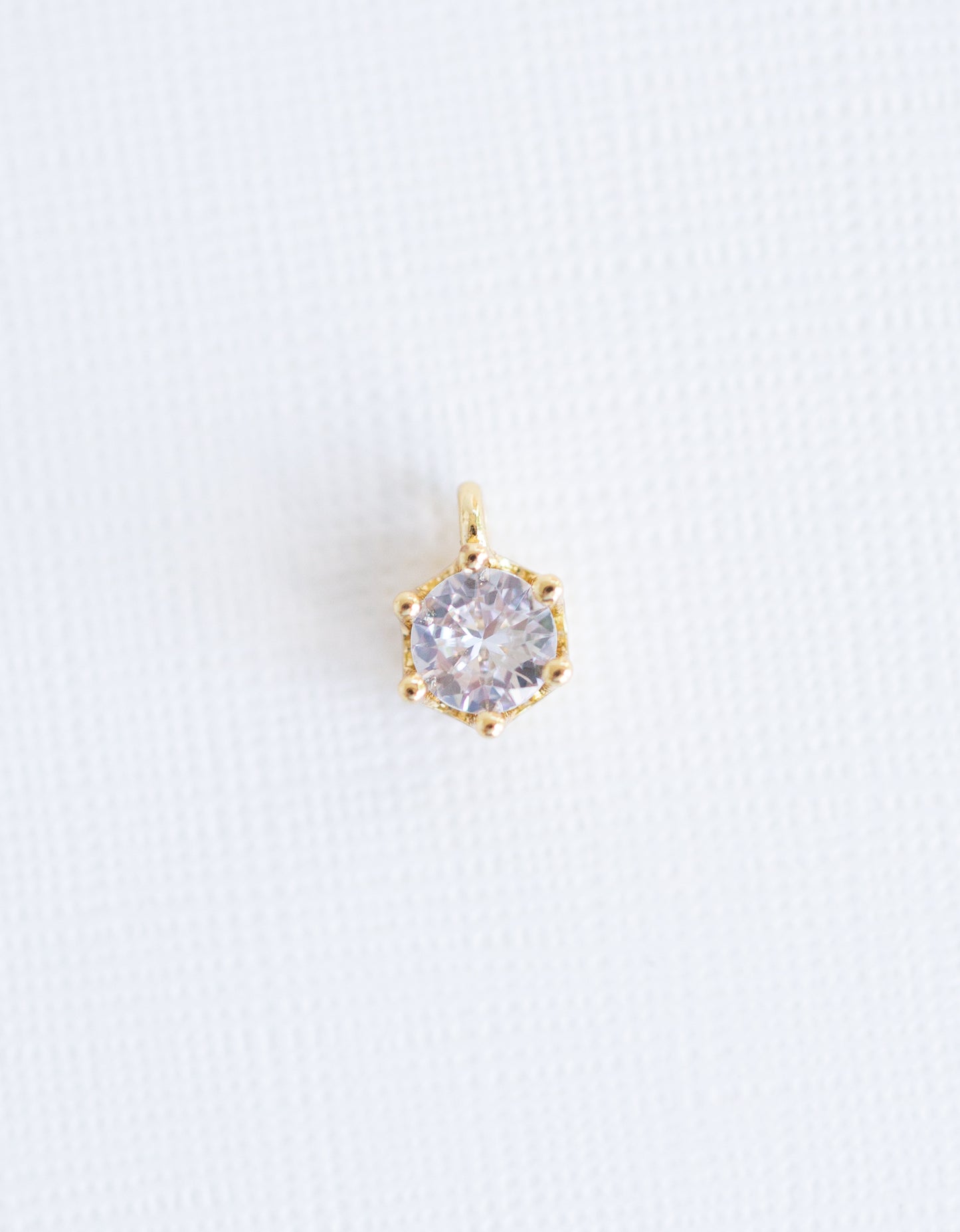 Cubic Zirconia Charm