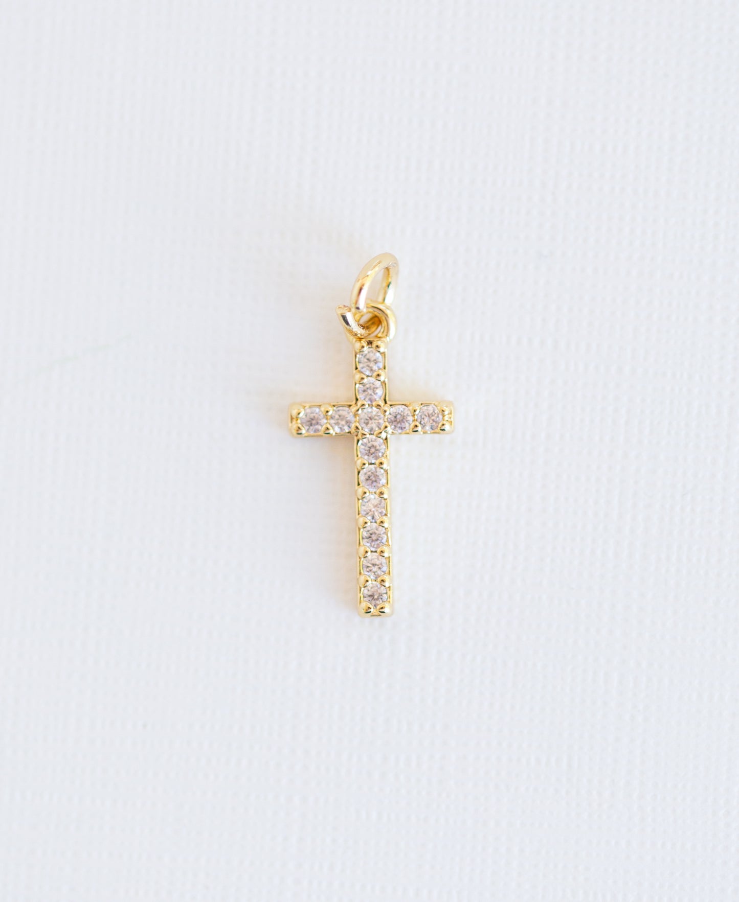 Pavé Cross Charm